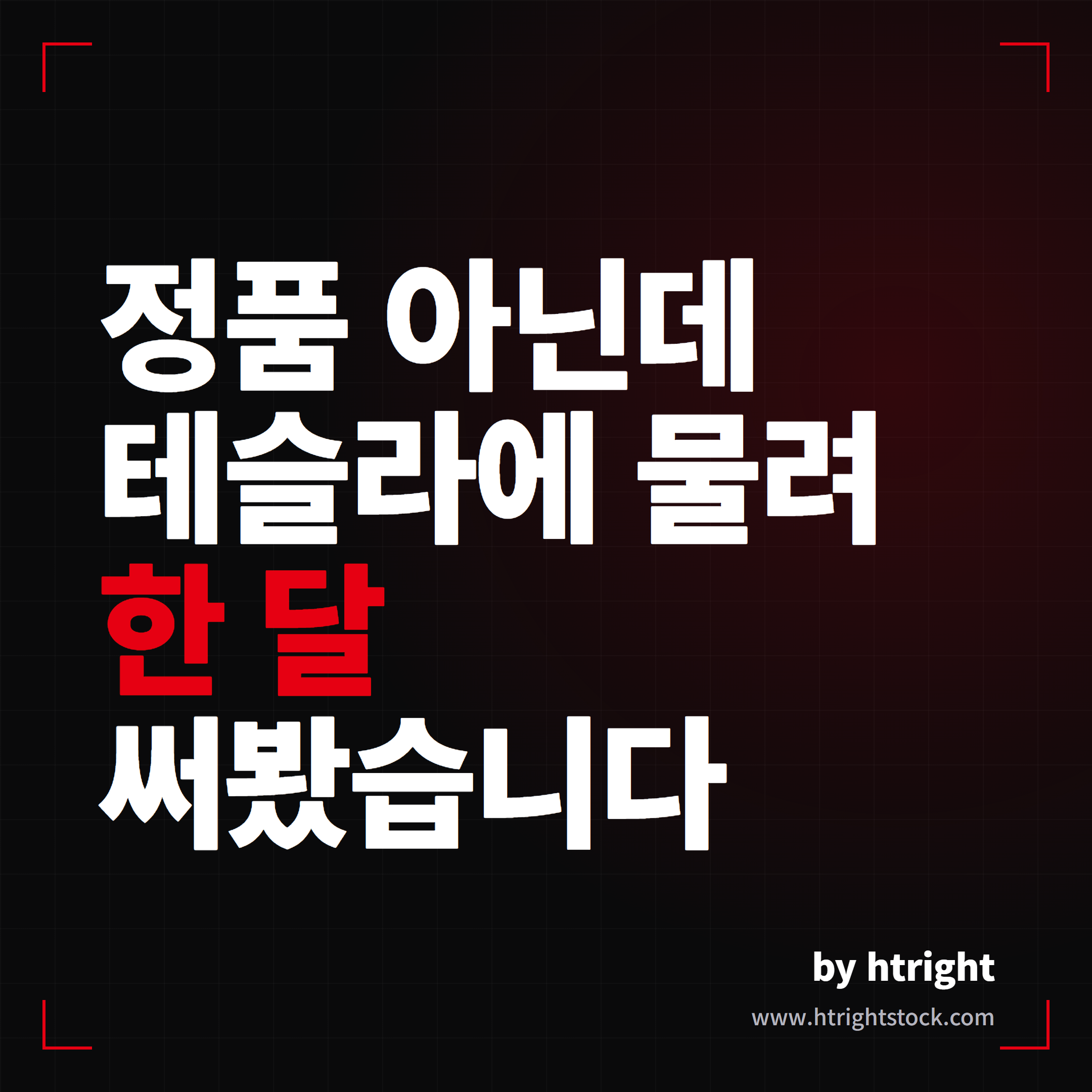 테슬라 이볼루션 듀오시다 13A 완속충전기 한 달 실사용 후기