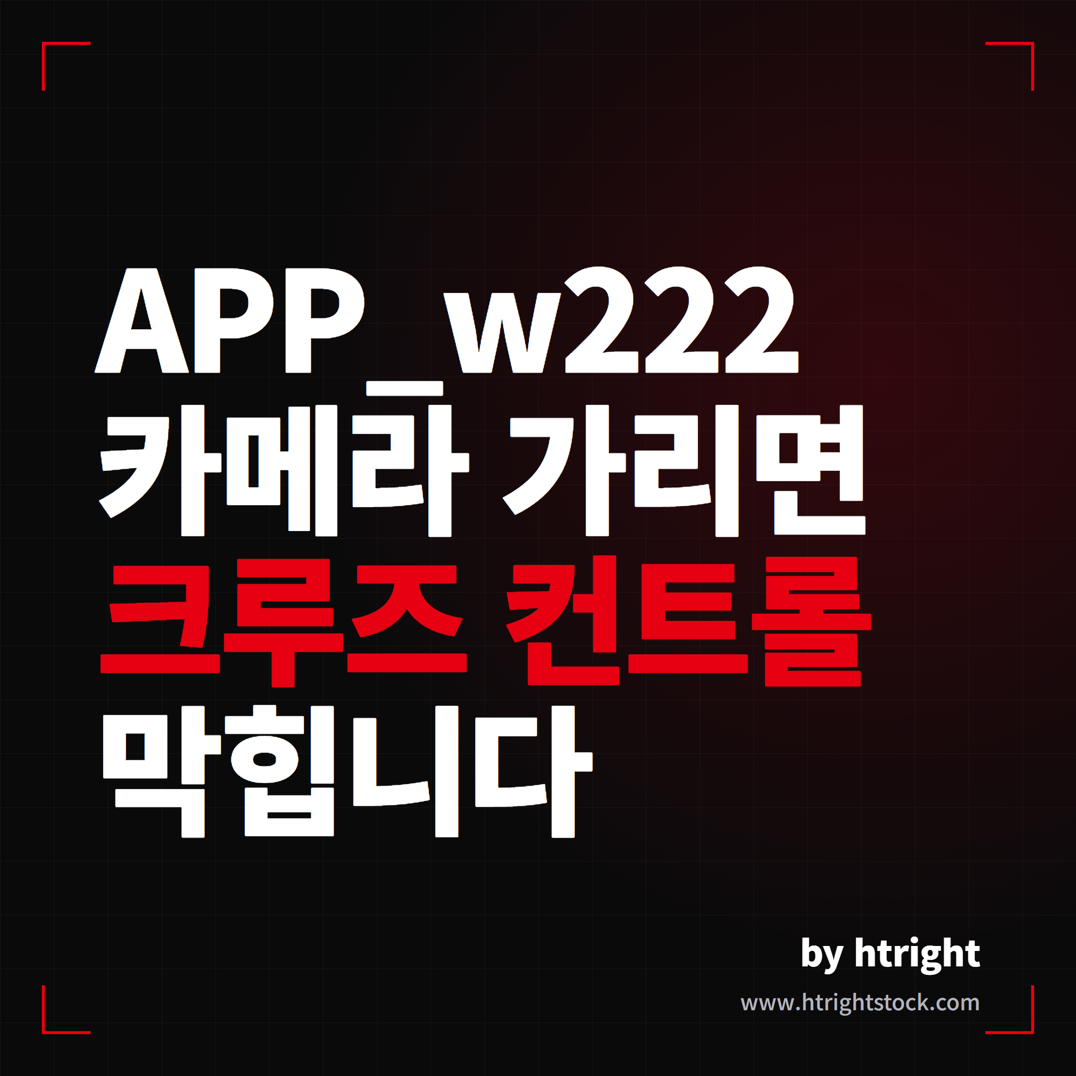 테슬라 APP_w222 크루즈 컨트롤 안 되는 이유와 해결법